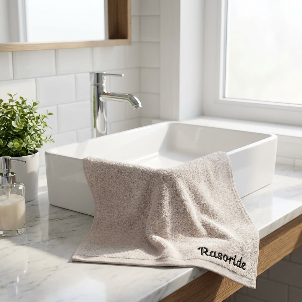 Baumwollhandtuch 30 x 30 cm - Rasori Razors
