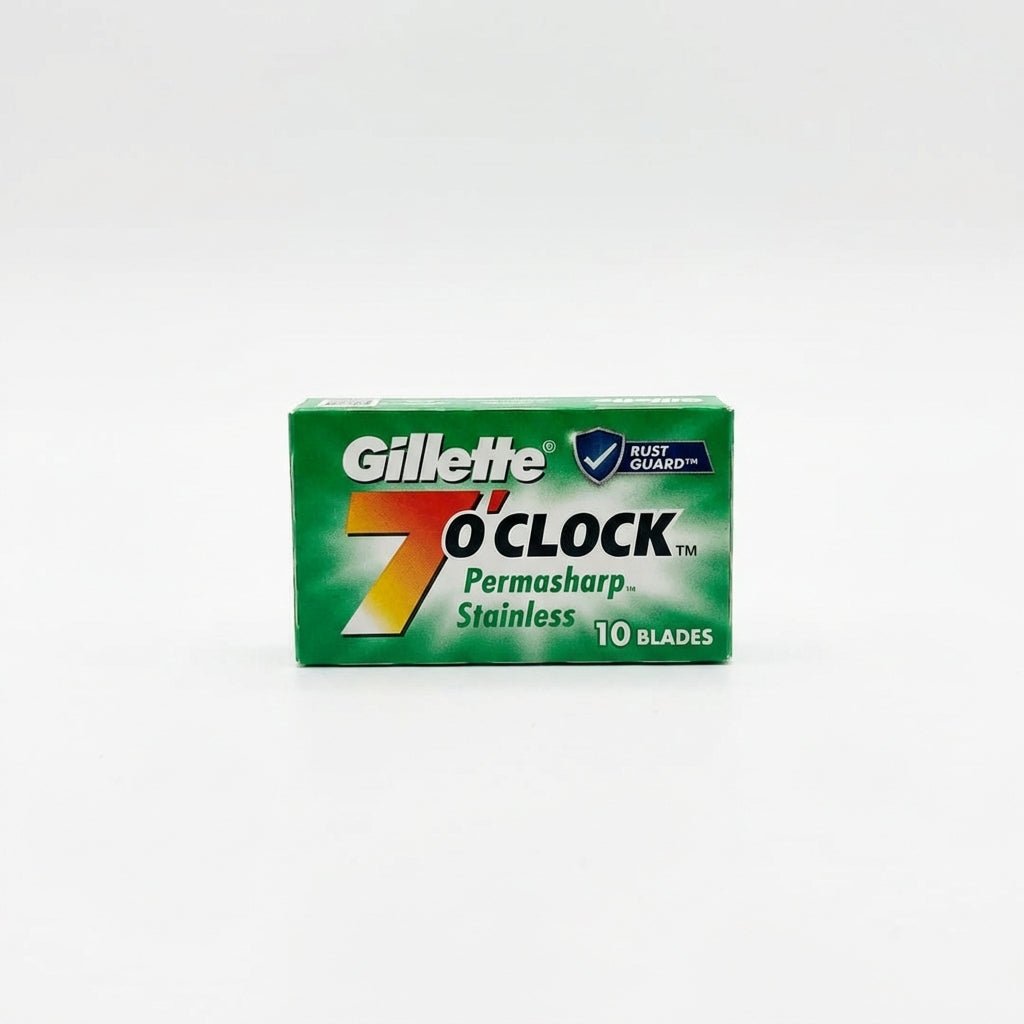 Gillette 7 O'Clock Permasharp Edelstahl Grün - Rasori Razors
