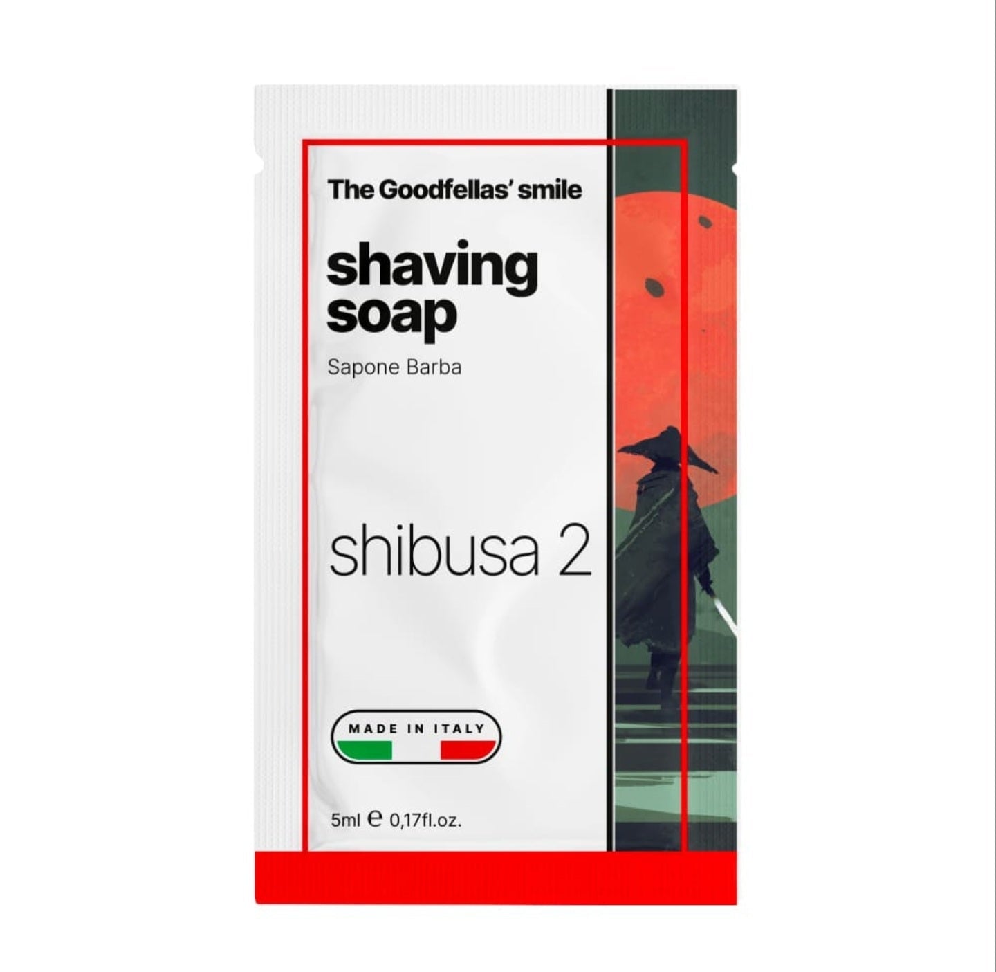 Goodfellas' Smile Probe - Rasierseife Shibusa 2 Talgformel 5 ml - Rasori Razors