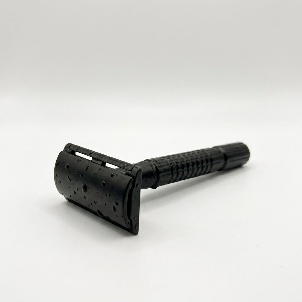 Haward Rasierhobel Double Edge Vollmetall Schwarz - Rasori Razors