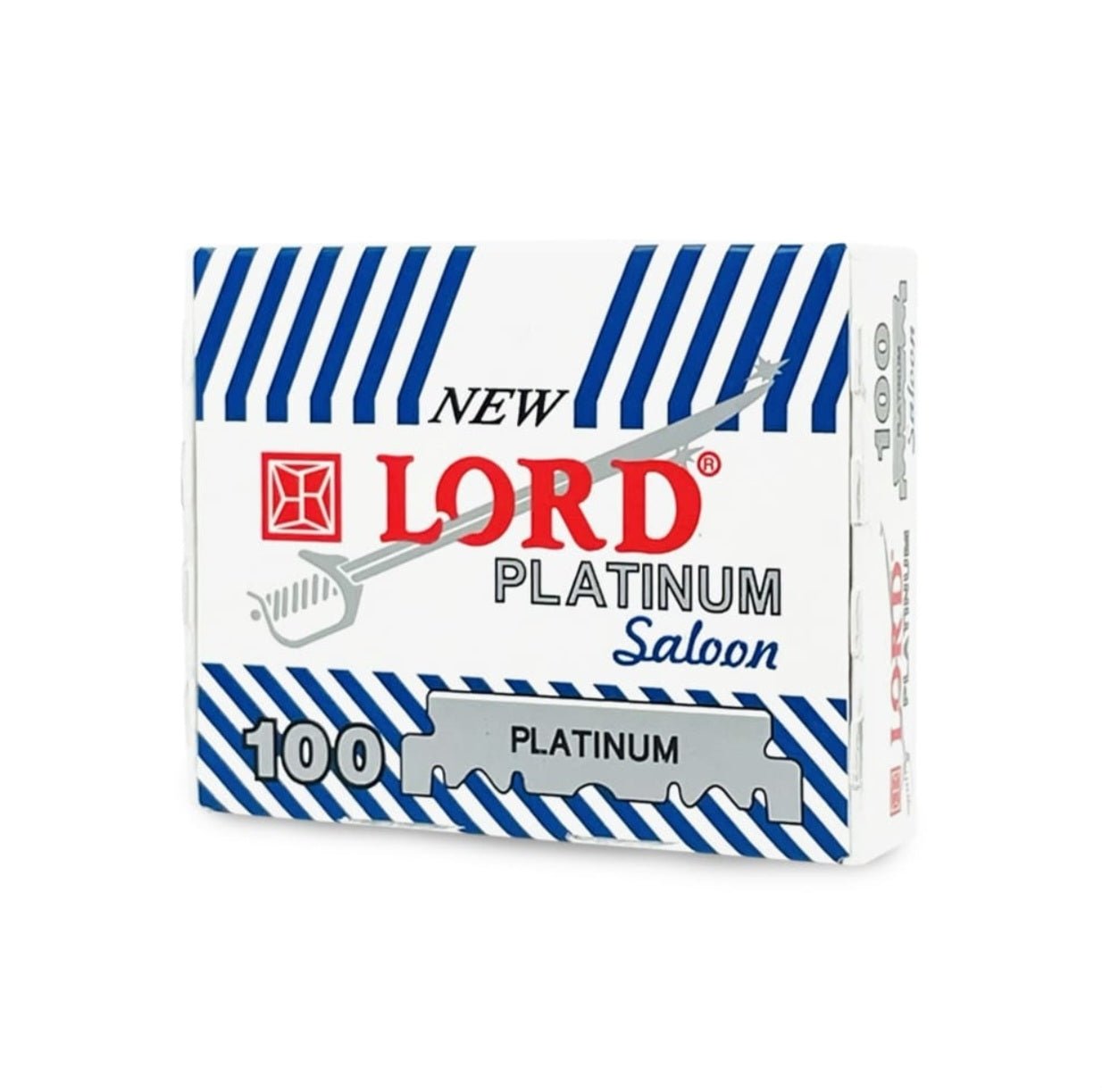 Lord Platinum Saloon 100 einschneidige Rasierklingen - Rasori Razors