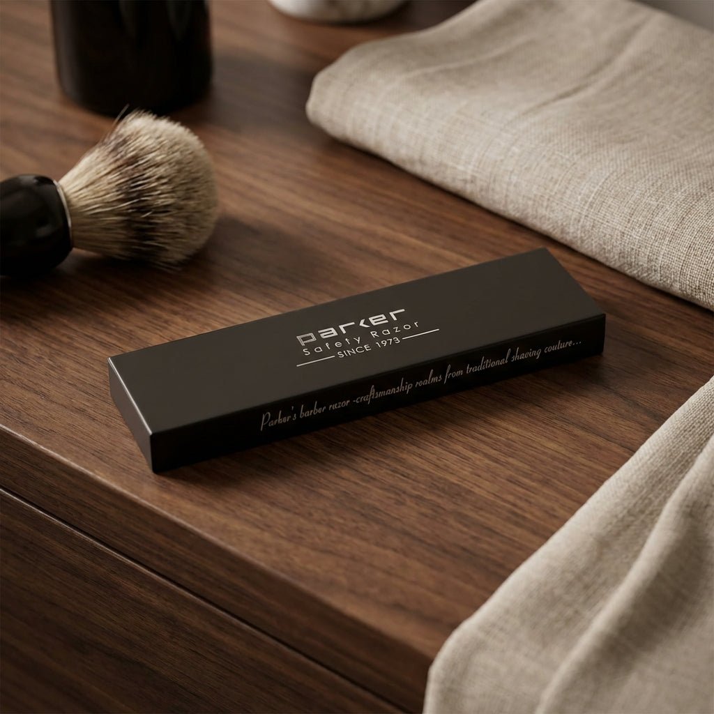 Parker Shavette SRW – Rasiermesser mit Palisander - Holzgriff hellbraun - Rasori Razors