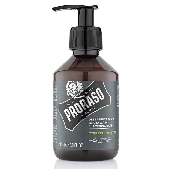 Proraso Bartshampoo Zypresse und Vetiver 200 ml - Rasori Razors