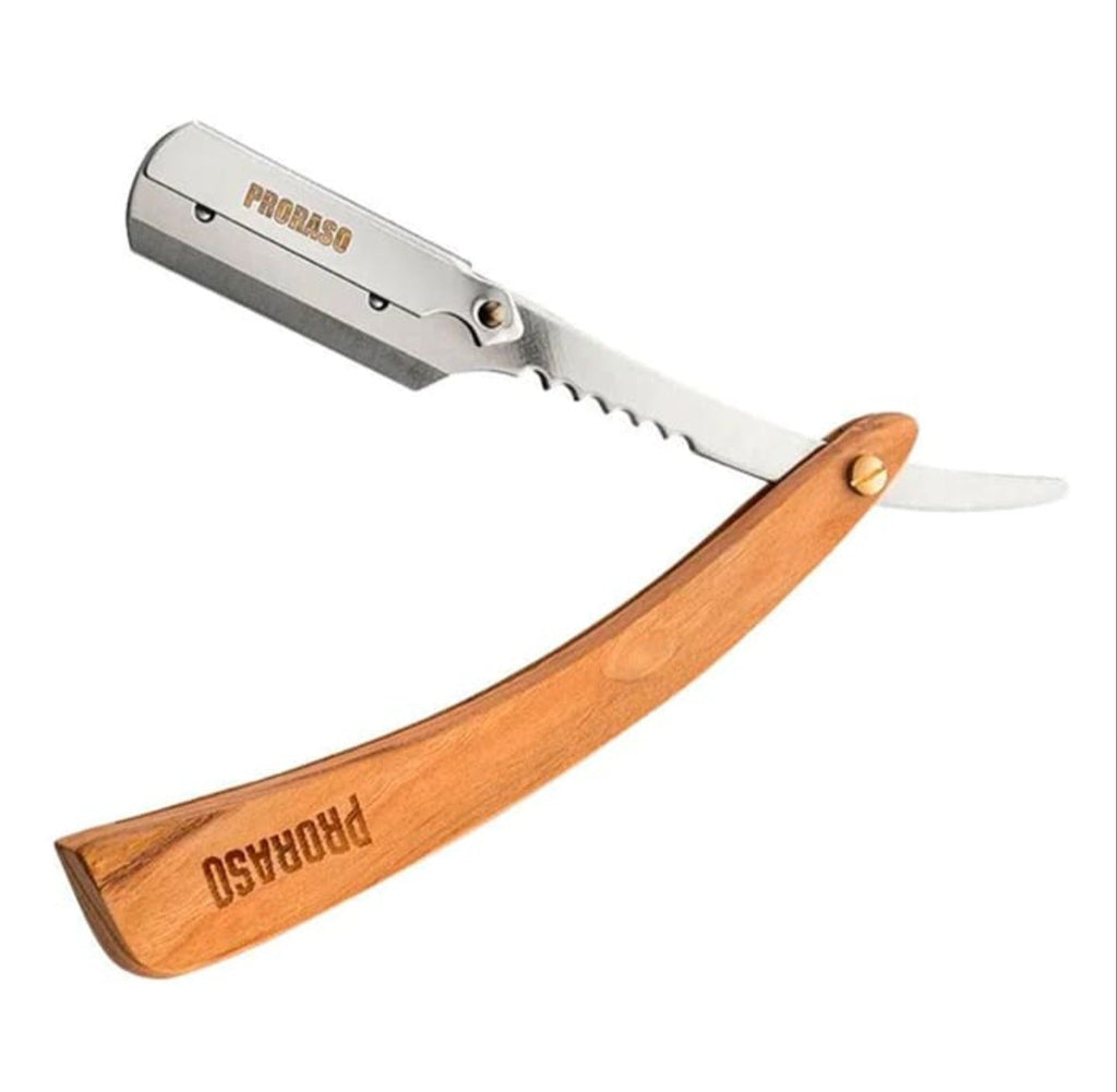 Proraso Shavette – Rasiermesser im Barbier - Stil Made in Italy - Rasori Razors