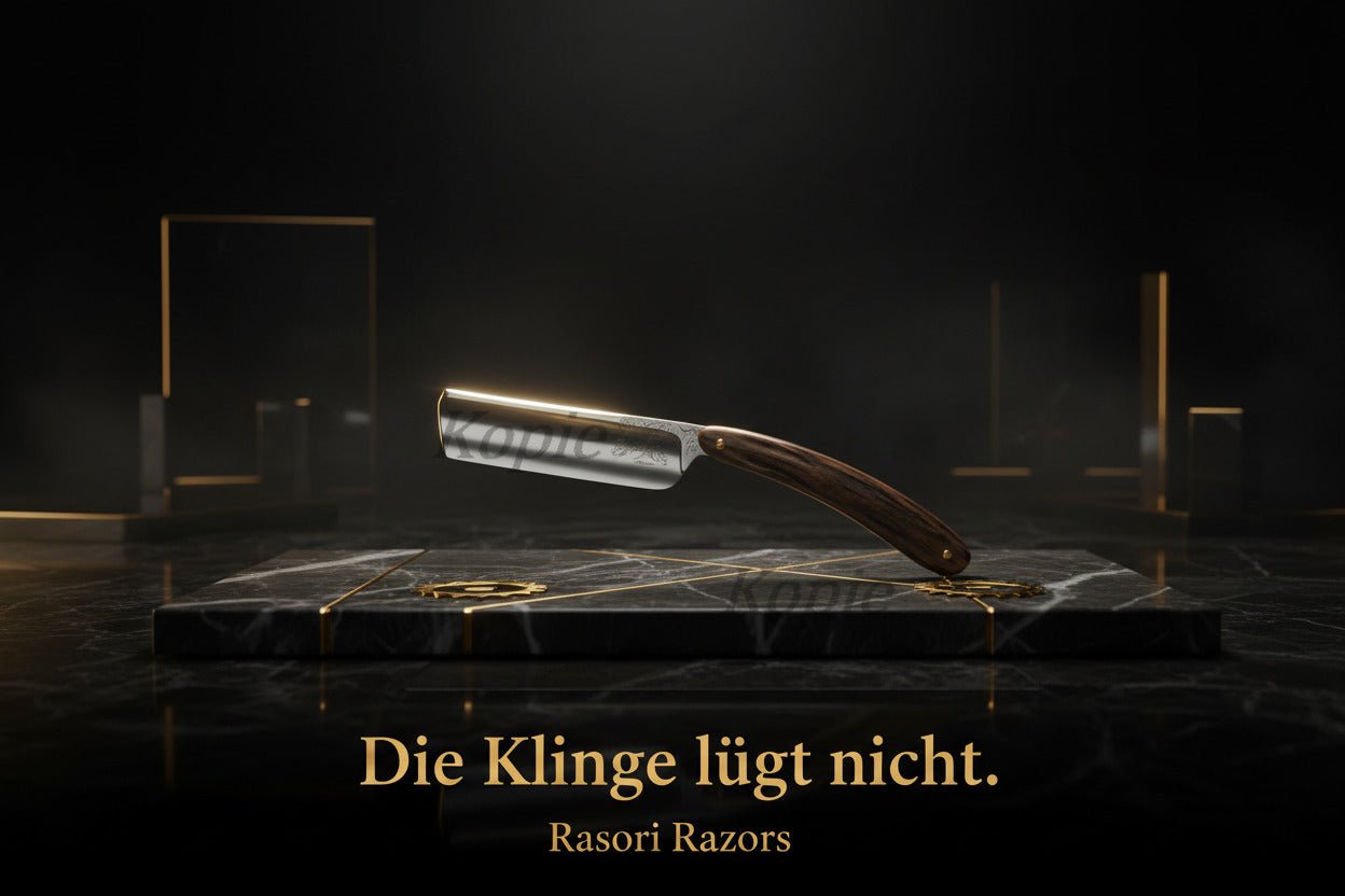 Rasori Razors Poster – Die Klinge lügt nicht. - Rasori Razors