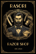 Rasori Vintage Barber Poster – Digitaler Download - Rasori Razors