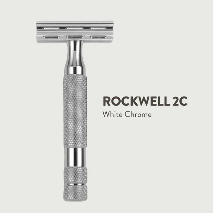 Rockwell 2C Safety Razor Silber