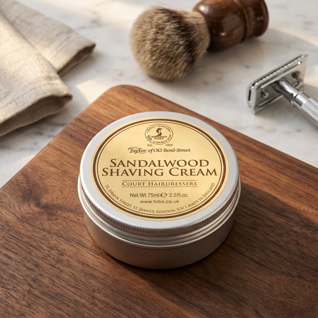 Taylor of Old Bond Street Rasiercreme Sandelholz 75ml - Rasori Razors