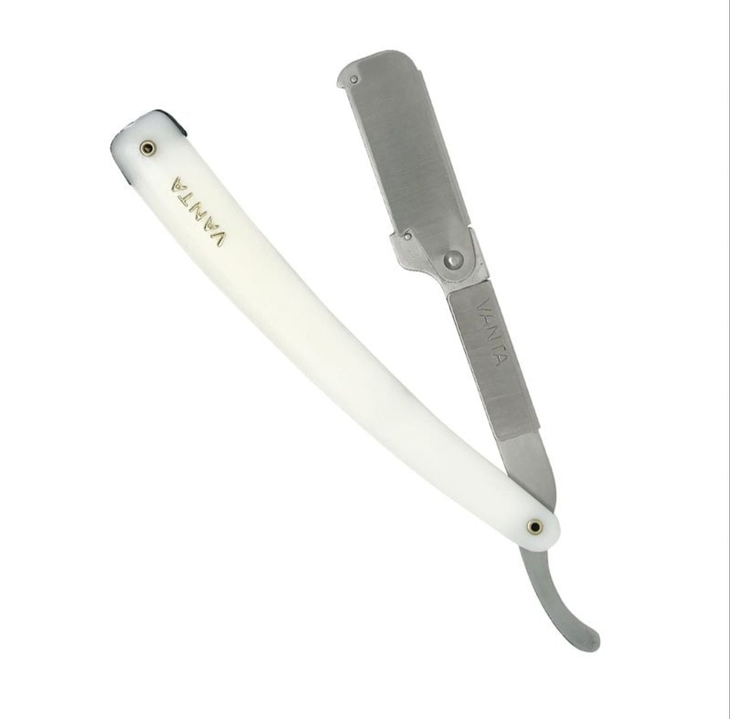 Vanta Shavette – Rasiermesser mit Verriegelungshebel Weiß - Rasori Razors